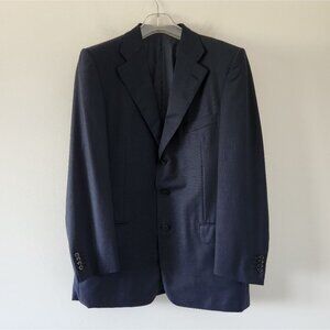 ERMENEGILDO ZEGNA | 100% Wool Blazer Navy Sz 52